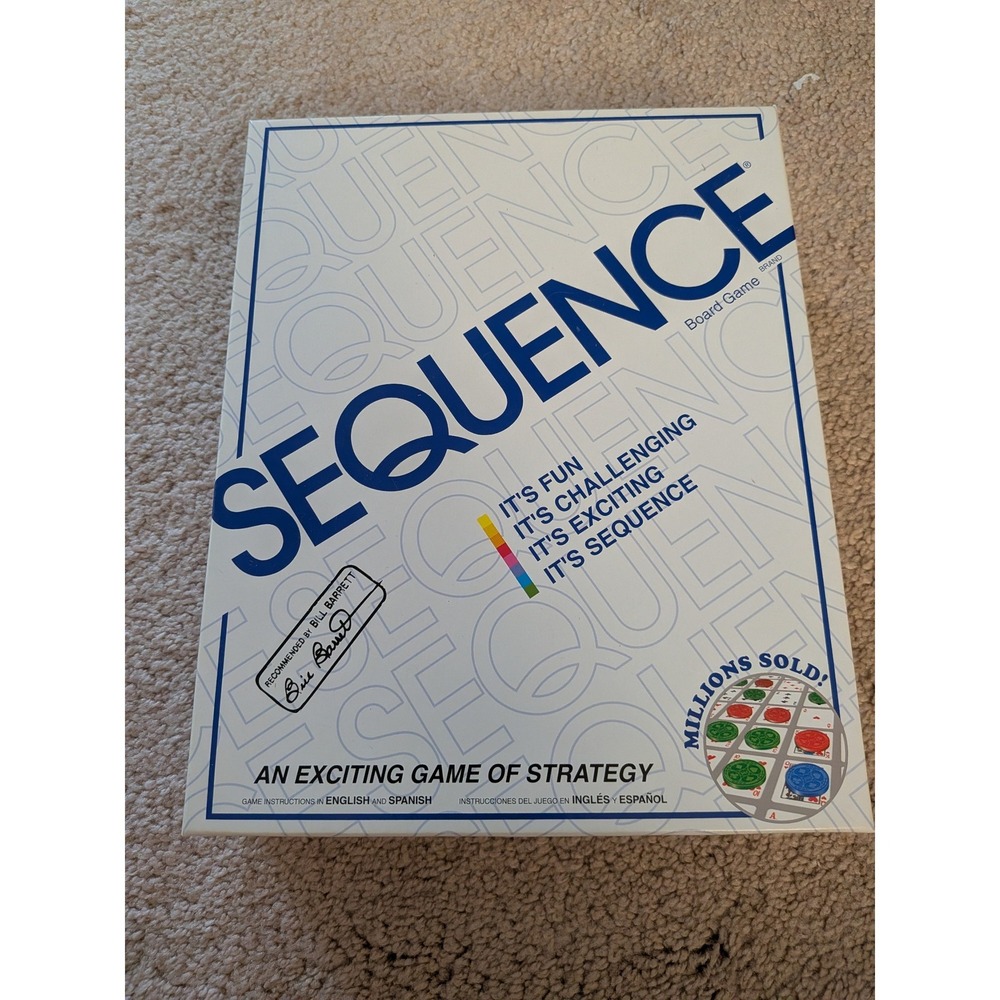 Jax Sequence Board Game NIB Strategy Tabletop Game Family Night